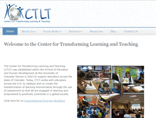 Tablet Screenshot of ctlt.org